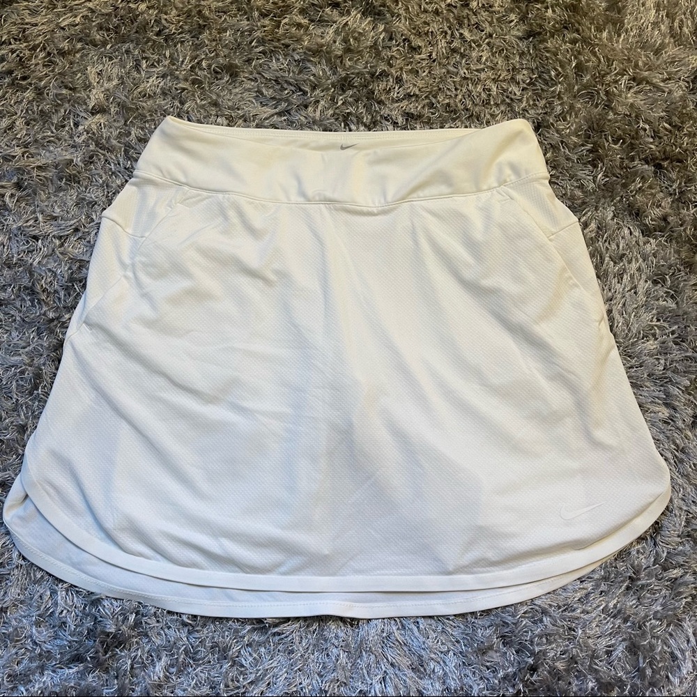 Ivory Nike Running / Tennis Skirt Size S